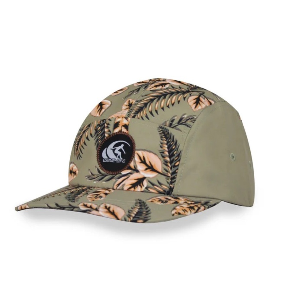 NEW! Wave Life Leafy 5 Panel Surfer Cap